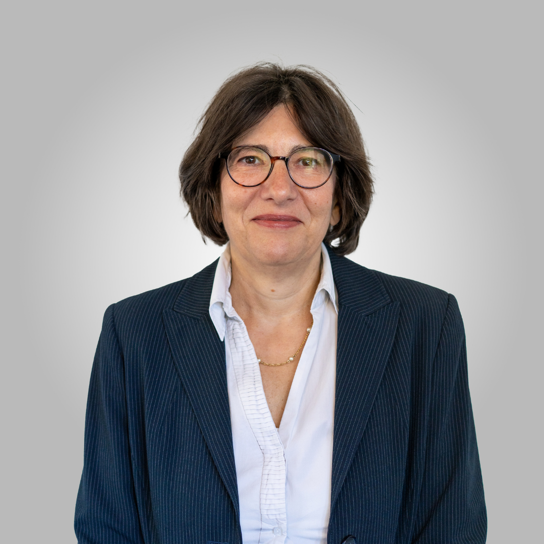 Francoise Brodkorb, VP of Human Resources, smiling in a black blazer 