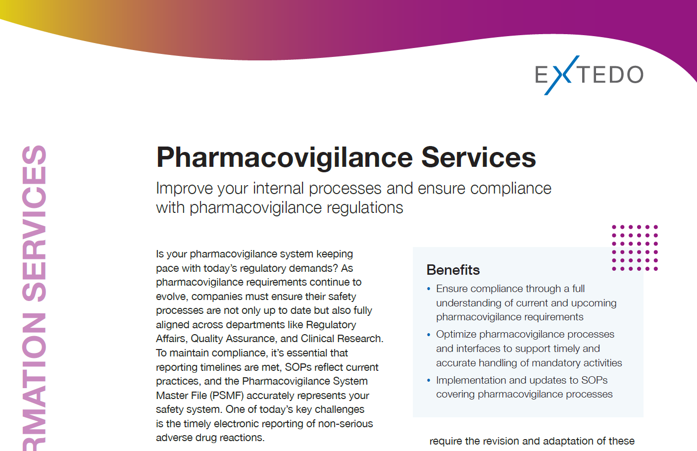 Preview Pharmacovigilance Service Information