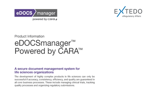 eDOCSmanager Product Information